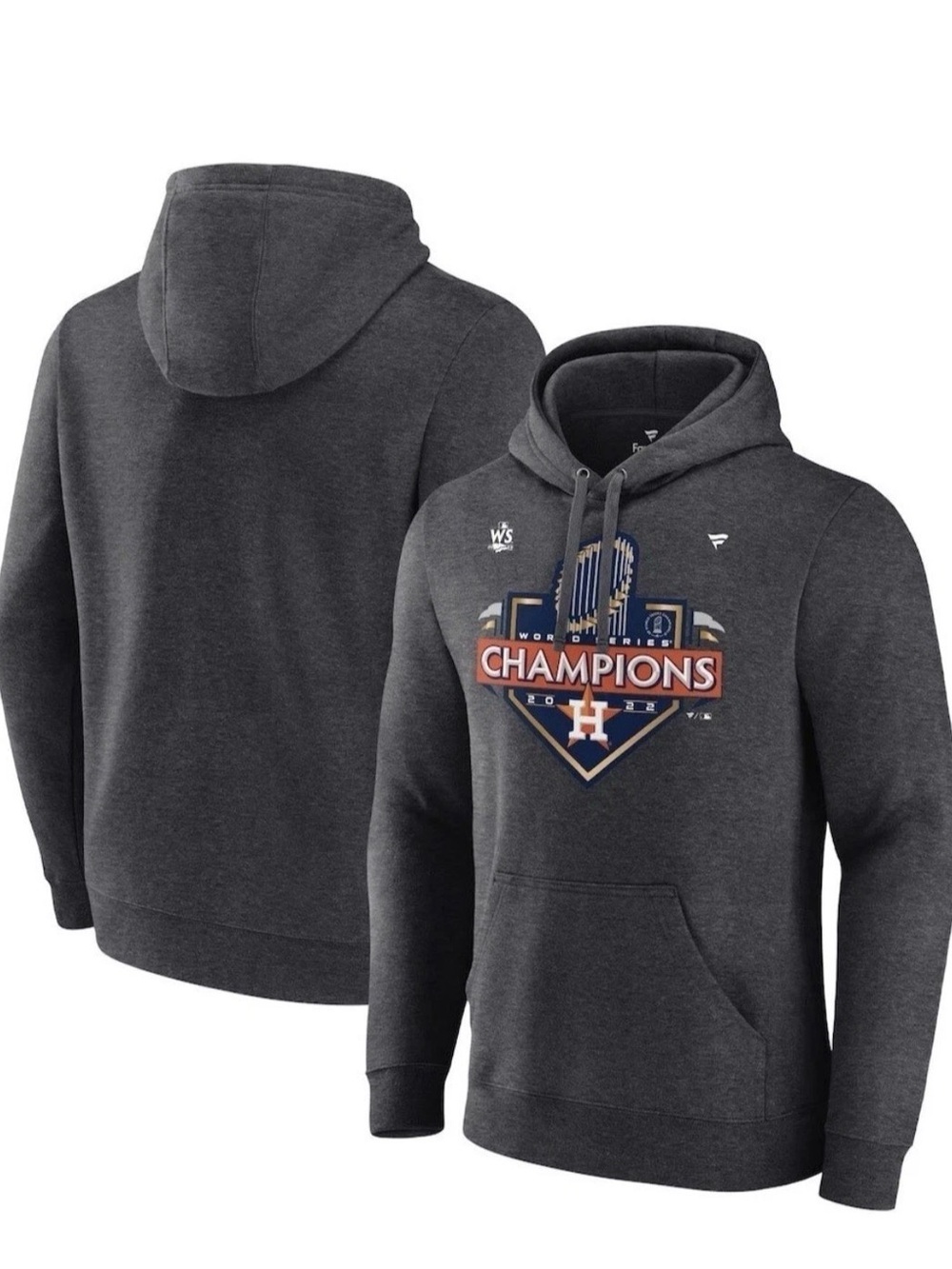 Houston Astros Champions Dark Gray Pullover Hoodie